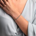 Apatite Bracelet in 925 Sterling Silver and Gold Plated - Image 2