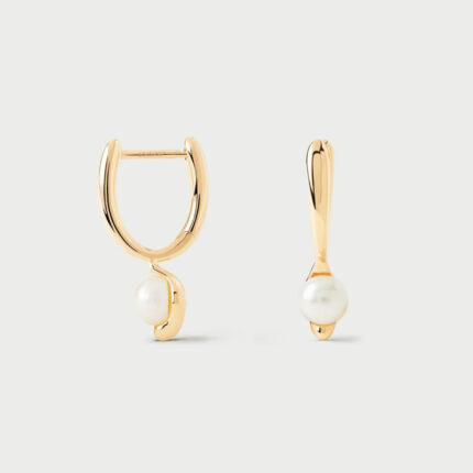 PDPAOLA La Perla Mini hoops earrings