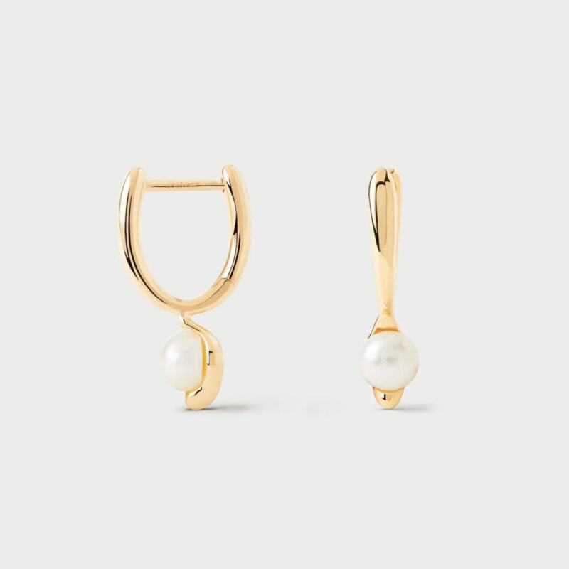 PDPAOLA La Perla Mini hoops earrings