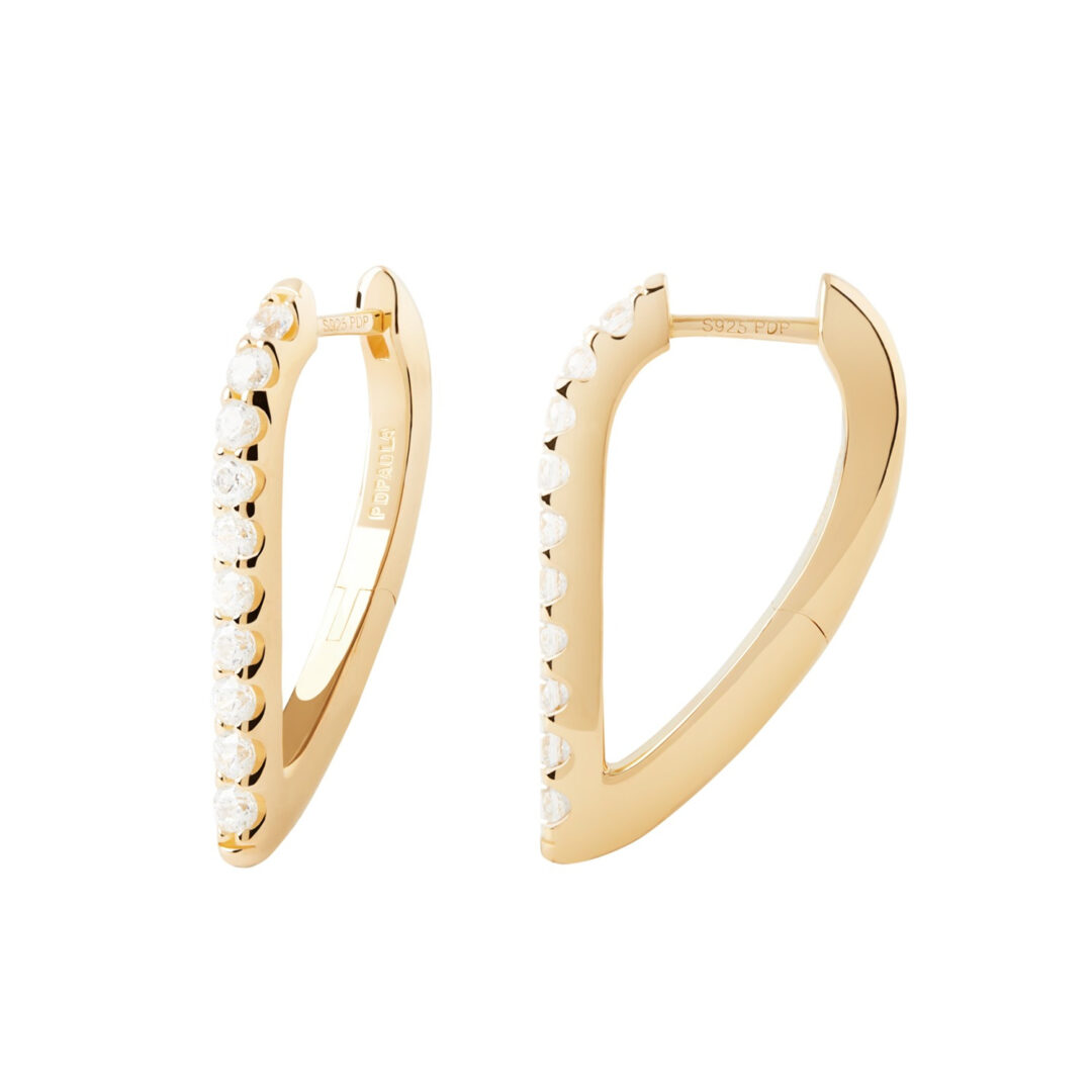 AR01-G27 PDPAOLA Gloss hoops earrings