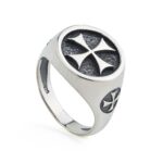 Cross Ring -  925° Sterling Silver - Image 3