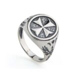 Cross Ring in 925° Sterling Silver - Image 3