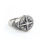 Compass Ring - 925 Sterling Silver