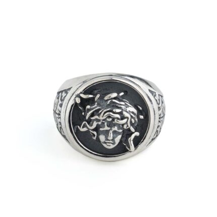 Medusa Sterling Silver Ring