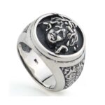 Medusa Sterling Silver Ring - Image 3
