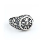 Cross Silver Ring - Image 2