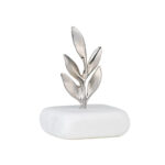 Olive Branch Decorative Sculpture on Thassos Marble - Image 2