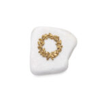Olive Wreath Ornament on Greek Thassos Marble