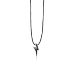 Men's Silver Lightning Necklace
