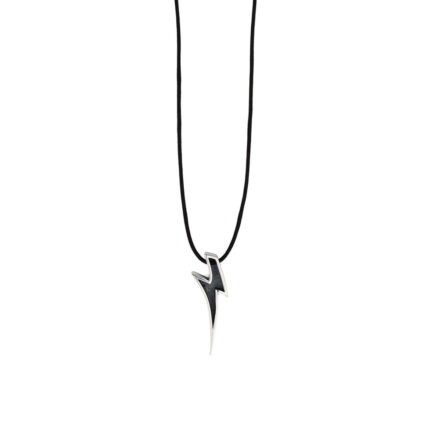 Men's Silver Lightning Necklace