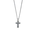Crucifix Jesus Cross Necklace - 925 Sterling Silver