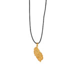 Eye Cord Necklace - 925 Sterling Silver and Gold Plated