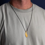 Eye Cord Necklace - 925 Sterling Silver and Gold Plated - Image 2