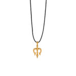 Poseidon's Trident Cord Necklace in 925 Sterling Silver - Image 3