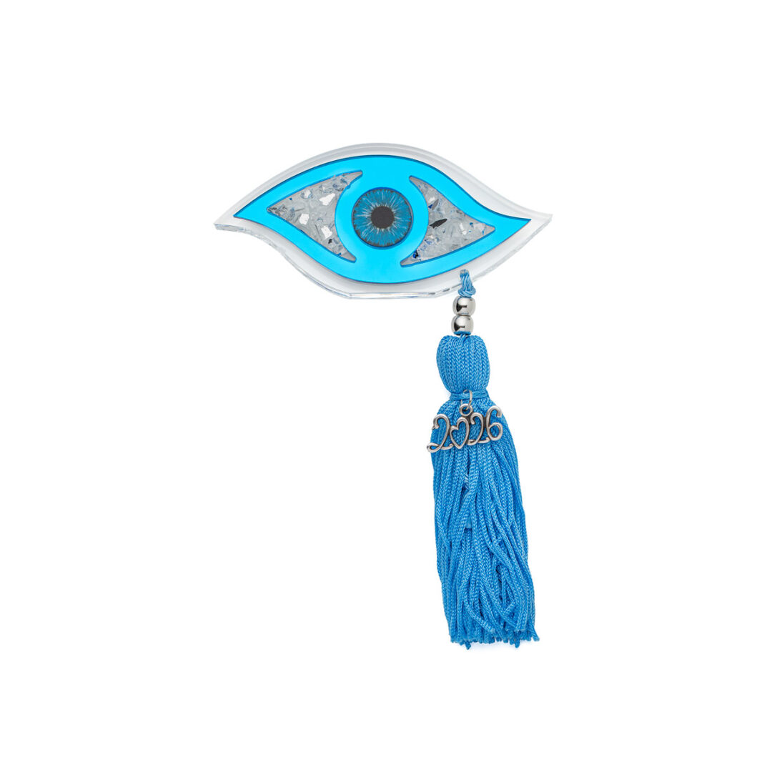 MOD-EI-ACRBL-190 Acrylic Evil Eye Decorative Lucky Charm - Image 1