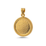 Phaistos Disc Pendant in 9K Gold