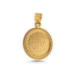 Phaistos Disc Pendant in 9K Gold - Image 3