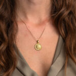 Phaistos Disc Pendant in 9K Gold - Image 2