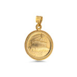 9K Gold Parthenon Pendant - Image 3