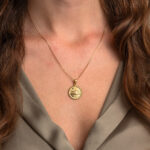 9K Gold Parthenon Pendant - Image 2