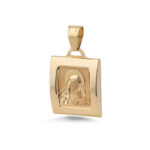Virgin Mary and Jesus Pendant – 9K Gold