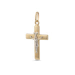 14K Gold Crucifix Pendant