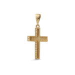 Zircon Cross – 9K Gold - Image 3