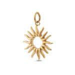 Sun Pendant - 9K Gold
