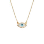 Evil Eye Necklace – 9k Gold