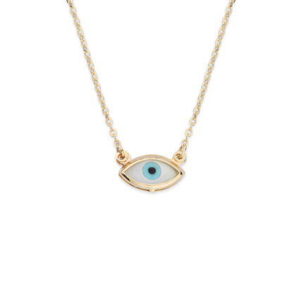 Evil Eye Necklace – 9k Gold