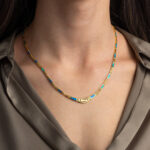 Κολιέ Μαίανδρος με Όπαλ και Ασήμι 925 - Image 2