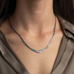 Κολιέ Μαίανδρος - Όπαλ και Ασήμι 925 - Image 2