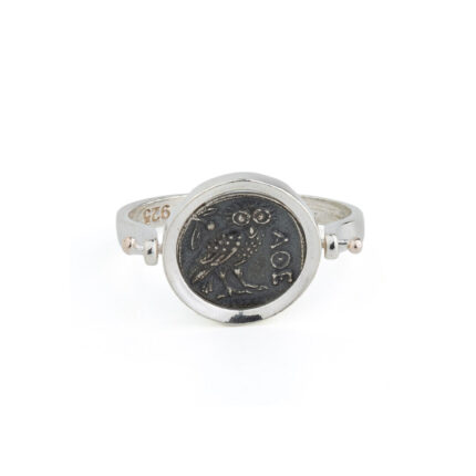 Owl Wisdom Ring in 925 Sterling Silver