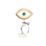 Good Luck Evil Eye Décor on Marble Stone
