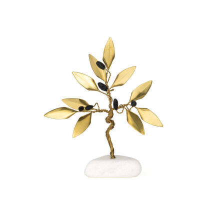 Olive Tree Stand Decoration on Marble