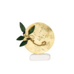 Circle Décor Olive Branch Stand on Thassos Marble