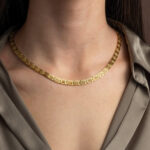 Eternity Greek Key Necklace in Sterling Silver - Image 4