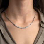 Eternity Meander Necklace in Sterling Silver - Image 4