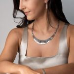 Meander Drop Earrings - Sterling Silver 925 - Image 2