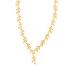 Olive Leaf Necklace - Sterling Silver and Blue Opal (Copy) (Copy) - Image 4