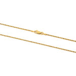 Thin Rope Chain - 925 Sterling Silver and Gold Plated