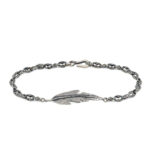 Feather Chain Bracelet - 925° Sterling Silver