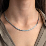 Κολιέ Μαίανδρος Οξειδωμενο από Ασήμι 925 - Image 2