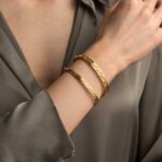 Βραχιόλι Χειροπέδα με Μαίανδρο- Ασήμι 925 - Image 2