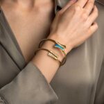 Meandros Hinge Bracelet in 925 Sterling Silver Gold Plated - Image 2