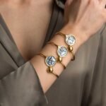 Goddess Athena Coin Cuff Bracelet - Image 2