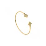 Meander Cuff Bracelet with White Opal - Image 3