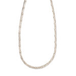 Meander Greek Key Necklace in Sterling Silver Gold Plated - Image 3