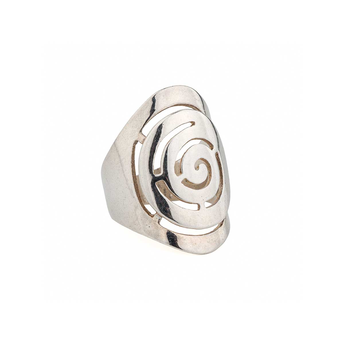 LI-R-05680008 Spiral Ring - 925 Sterling Silver