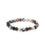 Natural Gemstone Beaded Bracelet – Elastic & Unisex - Image 4